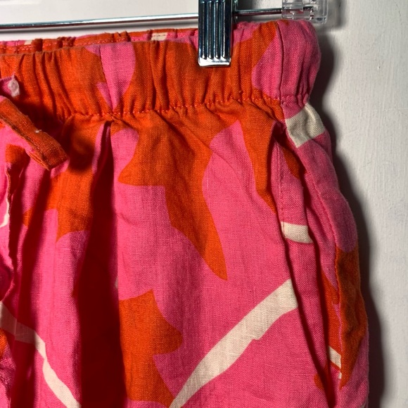 Trovata Bird of Paradis Ione Short Pink Palm Size Small 100% Line - Picture 4 of 13